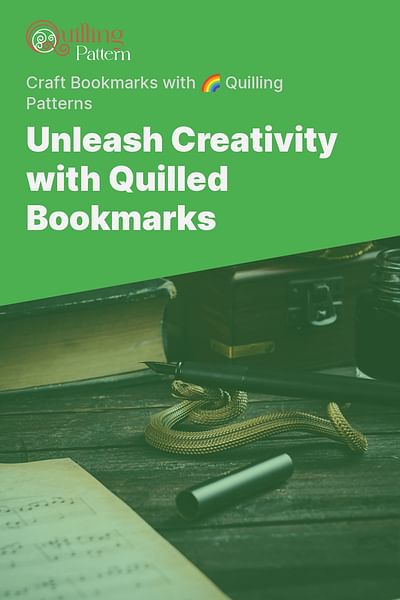 Unleash Creativity with Quilled Bookmarks - Craft Bookmarks with 🌈 Quilling Patterns