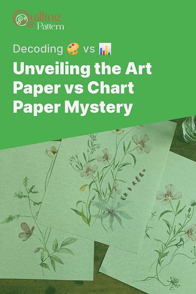 Difference Between Art Paper And Chart Paper