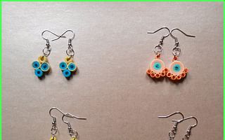 Can I make quilling earrings with the patterns and supplies on Quilling Pattern?
